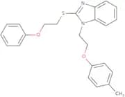 1-[2-(4-Methylphenoxy)ethyl]-2-[(2-phenoxyethyl)thio]-1H-benzimidazole