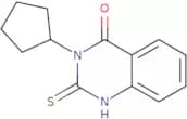 3-Cyclopentyl-2-sulfanyl-3,4-dihydroquinazolin-4-one