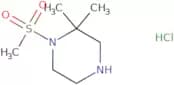 2,2-Dimethyl-1-(methylsulfonyl)piperazine hydrochloride