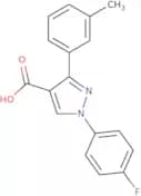 1-(4-Fluorophenyl)-3-(3-methylphenyl)-1H-pyrazole-4-carboxylic acid
