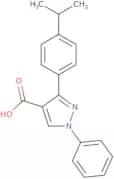 1-Phenyl-3-[4-(propan-2-yl)phenyl]-1H-pyrazole-4-carboxylic acid