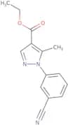 Ethyl 1-(3-cyanophenyl)-5-methyl-1H-pyrazole-4-carboxylate