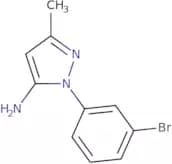 1-(3-Bromophenyl)-3-methyl-1H-pyrazol-5-amine