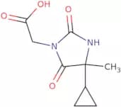 (4-Cyclopropyl-4-methyl-2,5-dioxo-imidazolidin-1-yl)-acetic acid