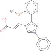 (2E)-3-[3-(2-Methoxyphenyl)-1-phenyl-1H-pyrazol-4-yl]prop-2-enoic acid