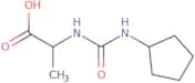 2-[(Cyclopentylcarbamoyl)amino]propanoic acid