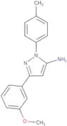3-(3-Methoxyphenyl)-1-(4-methylphenyl)-1H-pyrazol-5-amine
