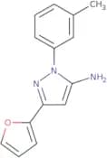 3-(Furan-2-yl)-1-(3-methylphenyl)-1H-pyrazol-5-amine
