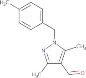3,5-Dimethyl-1-[(4-methylphenyl)methyl]-1H-pyrazole-4-carbaldehyde
