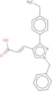 (2E)-3-[1-Benzyl-3-(4-ethylphenyl)-1H-pyrazol-4-yl]prop-2-enoic acid