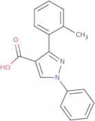 3-(2-Methylphenyl)-1-phenyl-1H-pyrazole-4-carboxylic acid