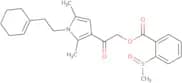 2-{1-[2-(Cyclohex-1-en-1-yl)ethyl]-2,5-dimethyl-1H-pyrrol-3-yl}-2-oxoethyl 2-methanesulfinylbenzoa…