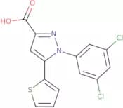 1-(3,5-Dichlorophenyl)-5-(thiophen-2-yl)-1H-pyrazole-3-carboxylic acid