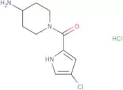 1-(4-Chloro-1H-pyrrole-2-carbonyl)piperidin-4-amine hydrochloride
