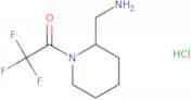 1-[2-(Aminomethyl)piperidin-1-yl]-2,2,2-trifluoroethan-1-one hydrochloride