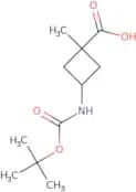 Cis-3-((tert-butoxycarbonyl)amino)-1-methylcyclobutane-1-carboxylic acid