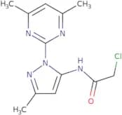 2-Chloro-N-[1-(4,6-dimethylpyrimidin-2-yl)-3-methyl-1H-pyrazol-5-yl]acetamide