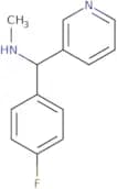 [(4-Fluorophenyl)(pyridin-3-yl)methyl](methyl)amine