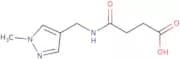 3-{[(1-Methyl-1H-pyrazol-4-yl)methyl]carbamoyl}propanoic acid