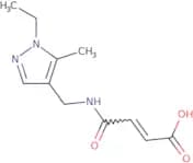 3-{[(1-Ethyl-5-methyl-1H-pyrazol-4-yl)methyl]carbamoyl}prop-2-enoic acid