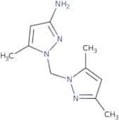 1-[(3,5-Dimethyl-1H-pyrazol-1-yl)methyl]-5-methyl-1H-pyrazol-3-amine