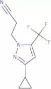 3-[3-Cyclopropyl-5-(trifluoromethyl)-1H-pyrazol-1-yl]propanenitrile