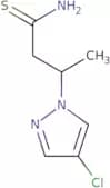 3-(4-Chloro-1H-pyrazol-1-yl)butanethioamide
