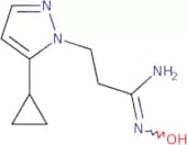 3-(5-Cyclopropyl-1H-pyrazol-1-yl)-N'-hydroxypropanimidamide