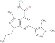 6-(1,5-Dimethyl-1H-pyrazol-4-yl)-3-methyl-1-propyl-1H-pyrazolo[3,4-b]pyridine-4-carbohydrazide