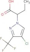 2-[4-Chloro-3-(trifluoromethyl)-1H-pyrazol-1-yl]butanoic acid