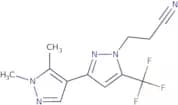 3-[1',5'-Dimethyl-5-(trifluoromethyl)-1H,1'H-3,4'-bipyrazol-1-yl]propanenitrile