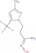N'-Hydroxy-3-[3-methyl-5-(trifluoromethyl)-1H-pyrazol-1-yl]propanimidamide