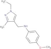 N-((1-Ethyl-3-methyl-1H-pyrazol-4-yl)methyl)-4-methoxyaniline