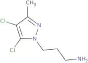 3-(4,5-Dichloro-3-methyl-1H-pyrazol-1-yl)propan-1-amine