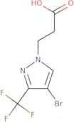 3-[4-Bromo-3-(trifluoromethyl)-1H-pyrazol-1-yl]propanoic acid