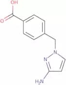 4-[(3-Amino-1H-pyrazol-1-yl)methyl]benzoic acid