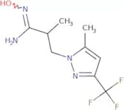 N'-Hydroxy-2-methyl-3-[5-methyl-3-(trifluoromethyl)-1H-pyrazol-1-yl]propanimidamide