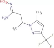 N'-Hydroxy-3-[5-methyl-3-(trifluoromethyl)-1H-pyrazol-1-yl]butanimidamide