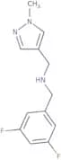 [(3,5-Difluorophenyl)methyl][(1-methyl-1H-pyrazol-4-yl)methyl]amine