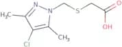 2-{[(4-Chloro-3,5-dimethyl-1H-pyrazol-1-yl)methyl]sulfanyl}acetic acid