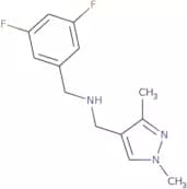 [(3,5-Difluorophenyl)methyl][(1,3-dimethyl-1H-pyrazol-4-yl)methyl]amine