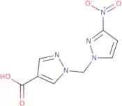 1-[(3-Nitro-1H-pyrazol-1-yl)methyl]-1H-pyrazole-4-carboxylic acid
