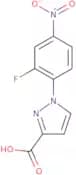 1-(2-Fluoro-4-nitrophenyl)-1H-pyrazole-3-carboxylic acid