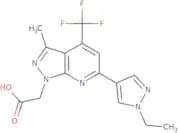 2-[6-(1-Ethyl-1H-pyrazol-4-yl)-3-methyl-4-(trifluoromethyl)-1H-pyrazolo[3,4-b]pyridin-1-yl]acetic …