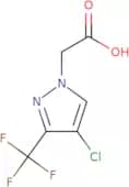 2-[4-Chloro-3-(trifluoromethyl)-1H-pyrazol-1-yl]acetic acid