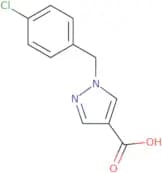 1-[(4-Chlorophenyl)methyl]-1H-pyrazole-4-carboxylic acid