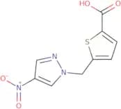 5-[(4-Nitro-1H-pyrazol-1-yl)methyl]thiophene-2-carboxylic acid
