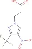 3-[4-Nitro-3-(trifluoromethyl)-1H-pyrazol-1-yl]propanoic acid