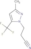 3-[3-Methyl-5-(trifluoromethyl)-1H-pyrazol-1-yl]propanenitrile
