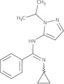N-Cyclopropyl-N'-[1-(propan-2-yl)-1H-pyrazol-5-yl]benzenecarboximidamide